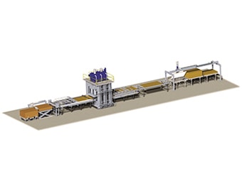 Short Cycle Lamination Line